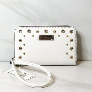 NWT New York & Company Wristlet White Leather